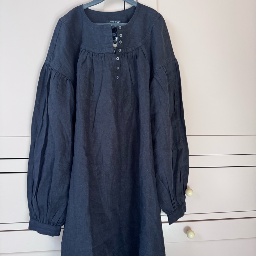 J. Crew Black Button-Up Top